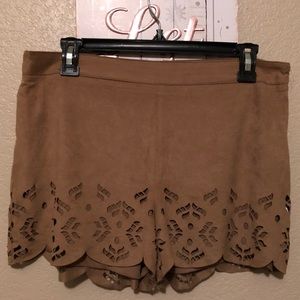 Boho Suede Amber Shorts